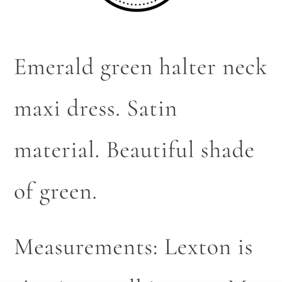 Green maxi dress - Picture 4 of 4